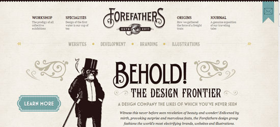 forefathers responsive design
