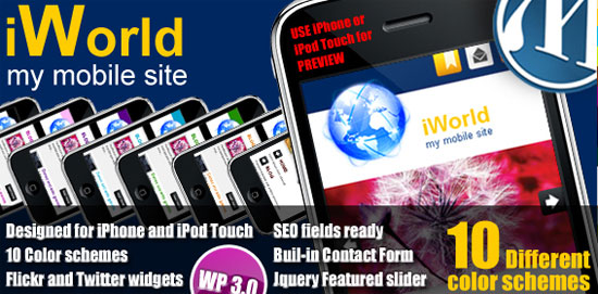 mobile wordpress theme