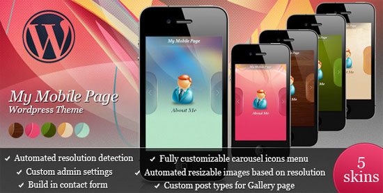 mobile wordpress theme
