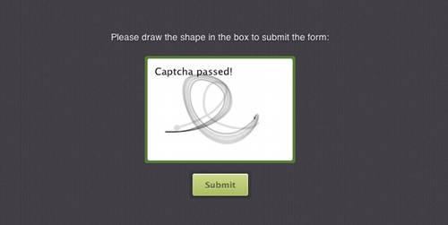 Creative Motion Captcha