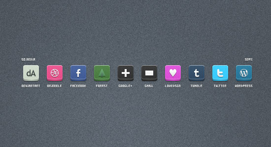 social media icons